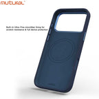 3D Silicon Designer iPhone Case for iPhone 17 Pro Max (Navy Blue)