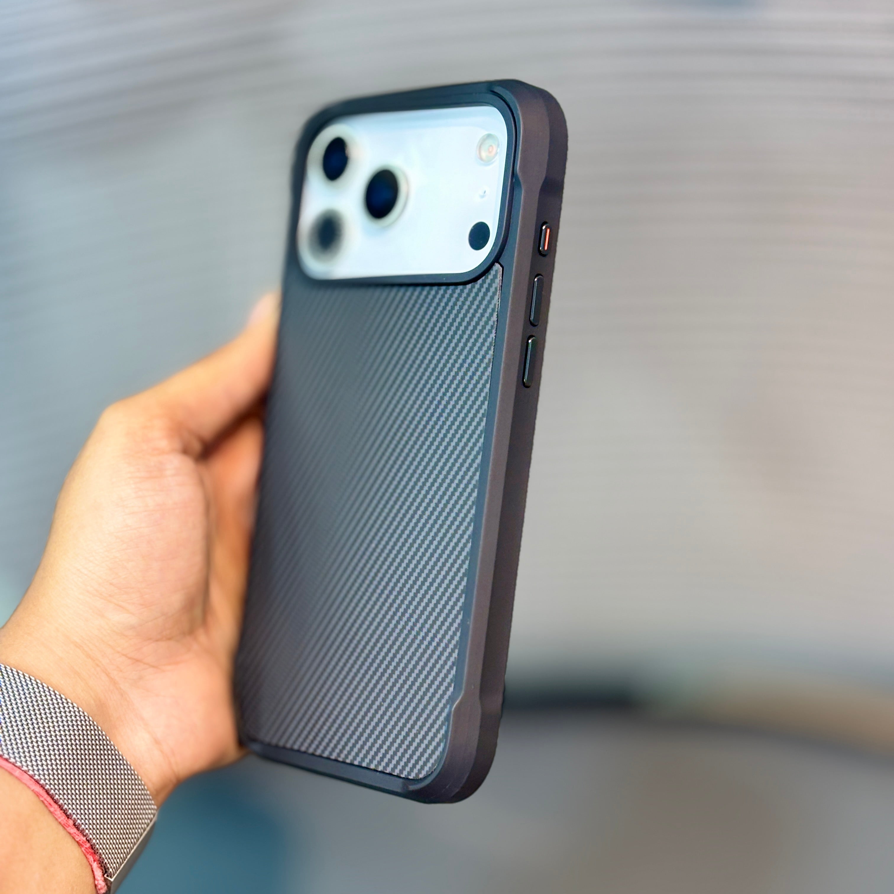 Protective Apple iPhone Back Cover - BlackFiber MagSafe iPhone 16 Series Case - Style 3