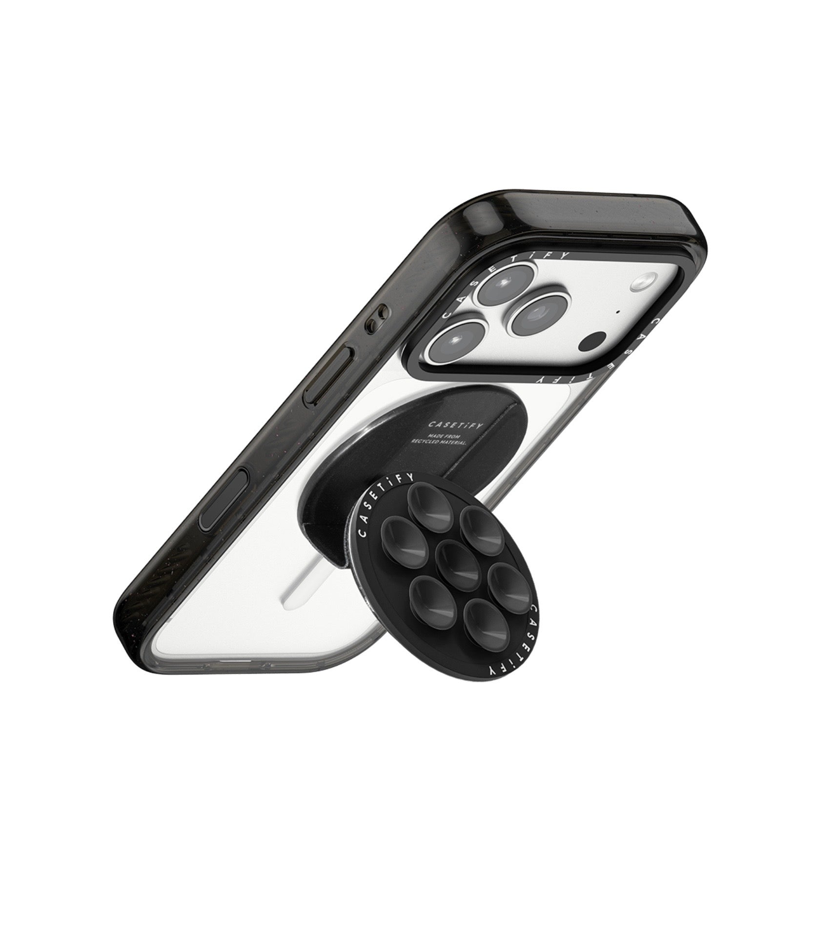 Snappy Sticky MagSafe Grip Stand Pop Socket (Black)