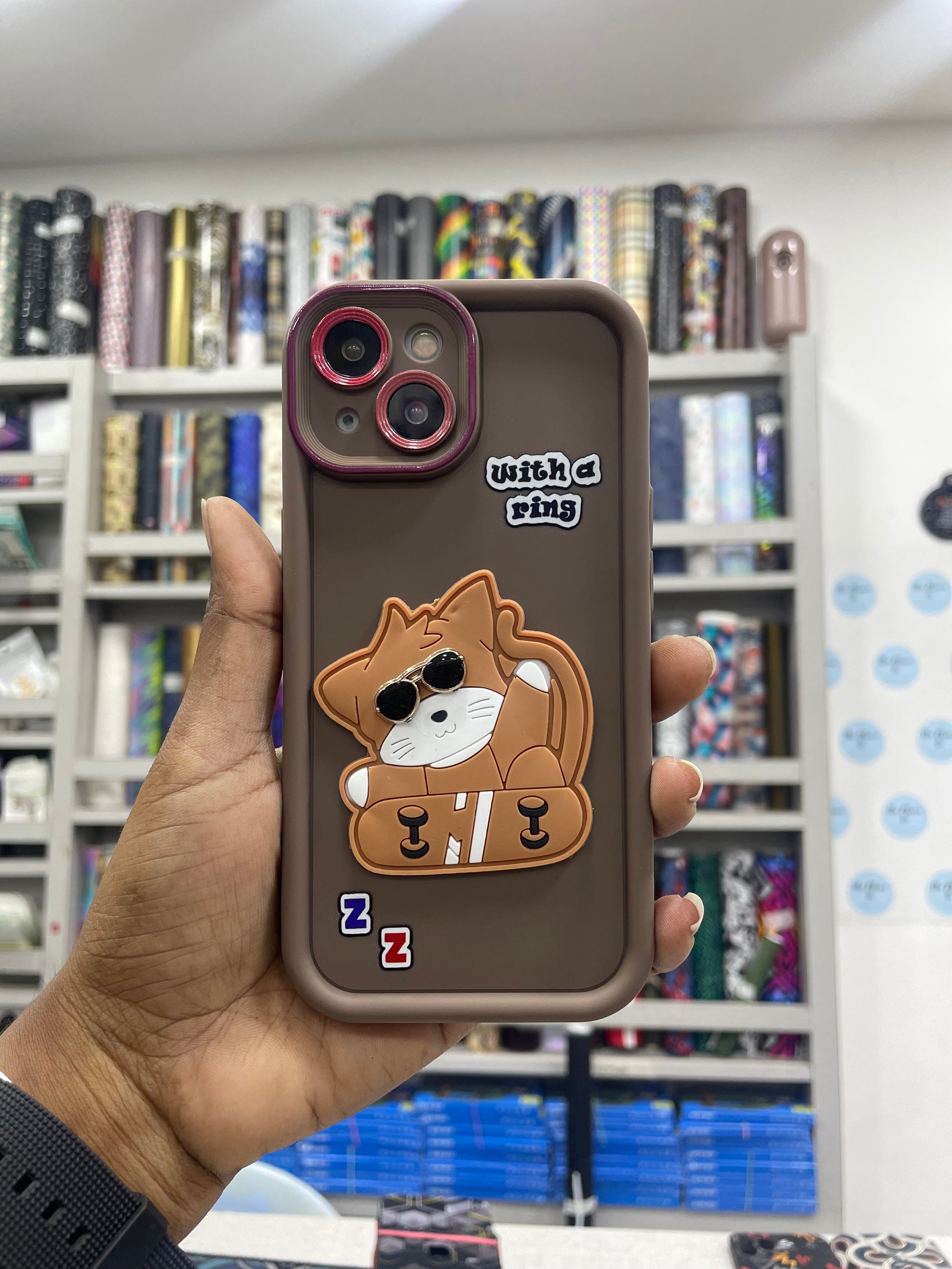 Protective Apple iPhone Back Cover - PopCartoon Grip iPhone Case - Style 4
