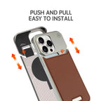 Protective Apple iPhone Back Cover - Aroma Perfume Leather & Metal iPhone Case - Style 5