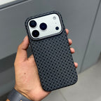 KDM Grafix Weave Pattern with Magsafe Case - Black ( No. 2223) Mobile Case by CoverMeUp