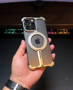 Aluminum Alloy MagSafe Kickstand Cooling Case: Featuring a Futuristic Mechanical Aesthetic Mobile Case by CoverMeUp - Style 5