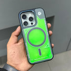 GRAFIX SAND FLOTING CASE WITH MAGSAFE - GREEN ( No. 2650 ) Mobile Case by CoverMeUp - Style 2