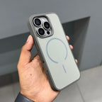 HAMURU SKIN FEELCASE MAGSAFE - GREY ( No. 2378 ) Mobile Case by CoverMeUp - Style 2