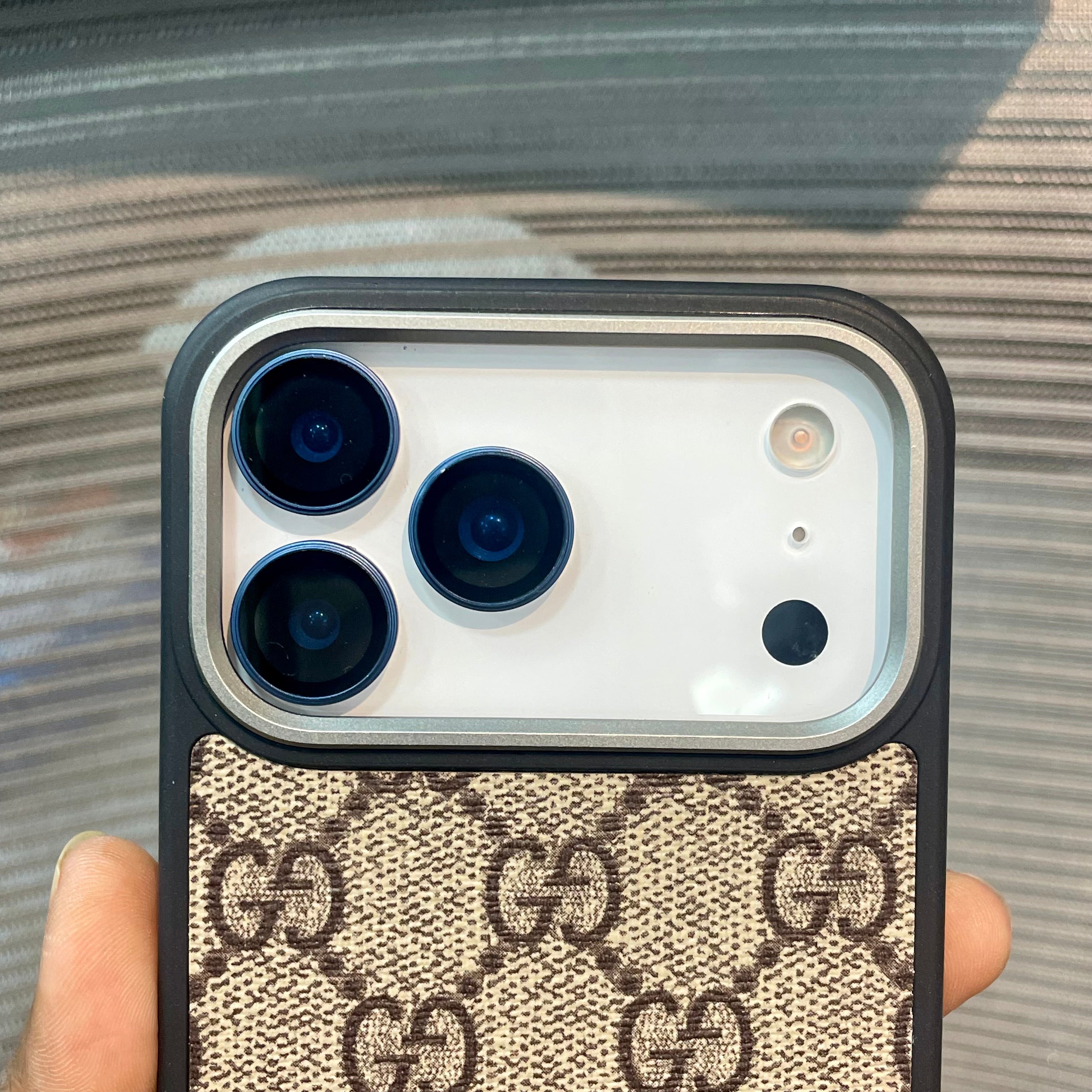 LogoLuxe Leather iPhone 17 Series Case