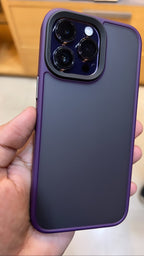 Protective Apple iPhone Back Cover - iPhone 14 Pro DEEP PURPLE Drop Proof Matte FInished Case - Style 2