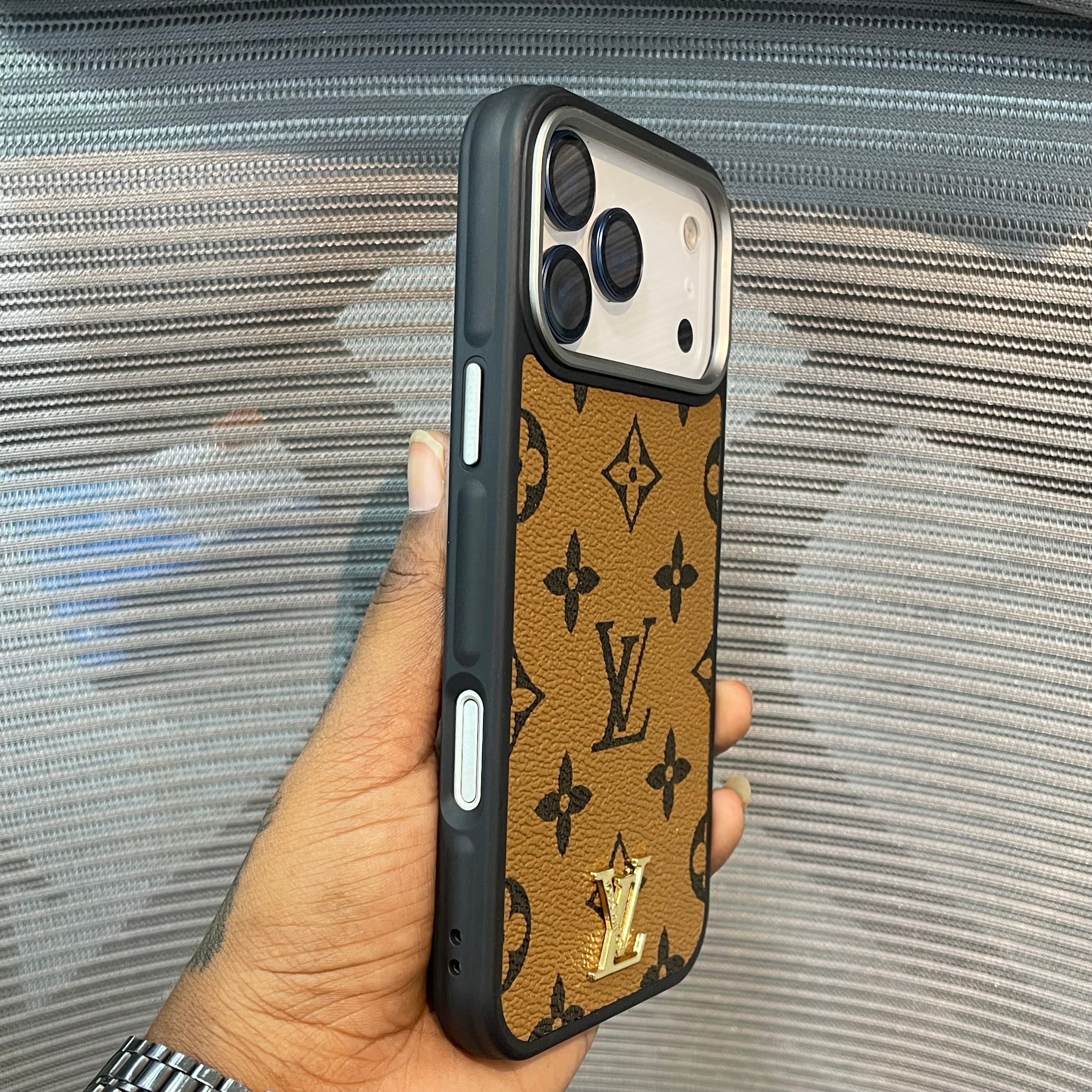 LogoLuxe Leather iPhone 17 Series Case