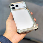 Protective Apple iPhone Back Cover - ShowCase Metal Bumper Stand iPhone 17 Pro Case - Style 4
