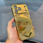 Protective Apple iPhone Back Cover - GoldMirr Embossed iPhone 17 Pro Max Case - Style 5