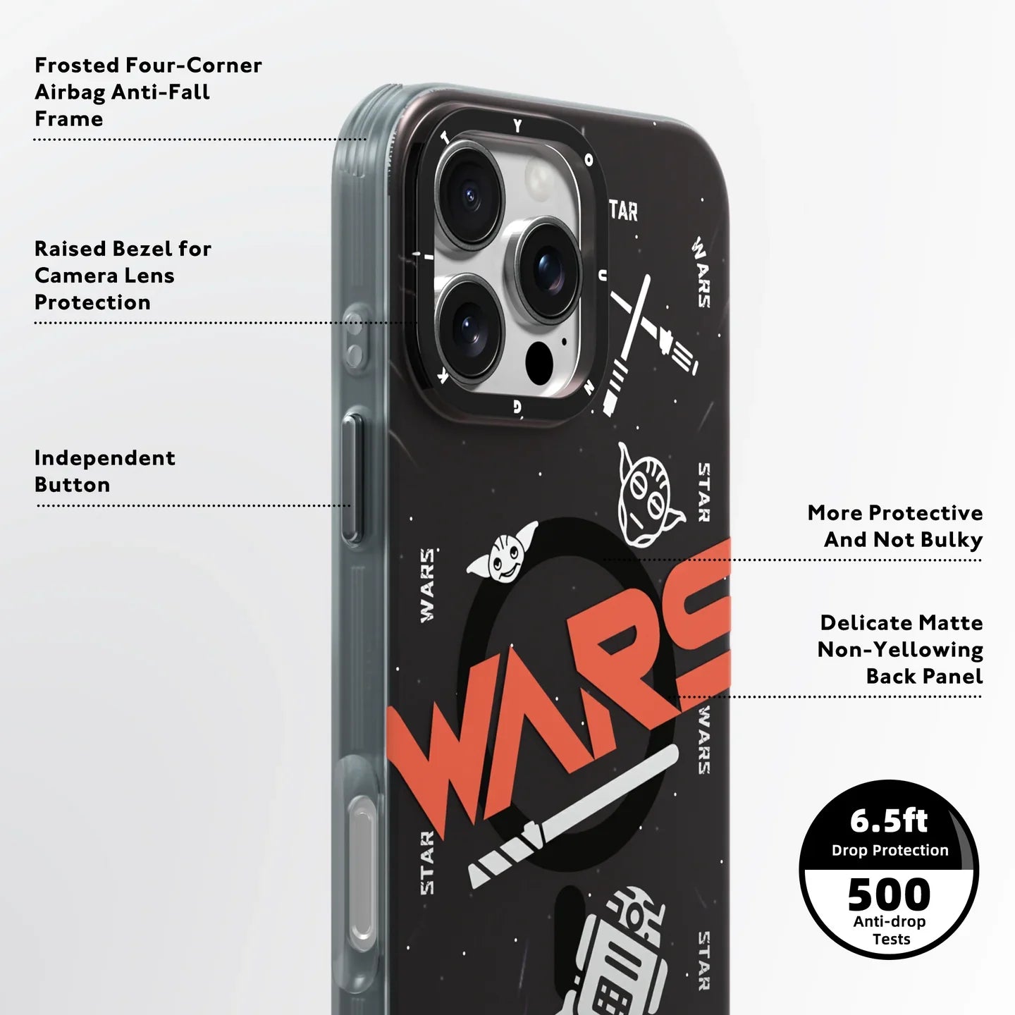 Protective Apple iPhone Back Cover - Premium MagSafe Hard Printed iPhone Case - Style 11