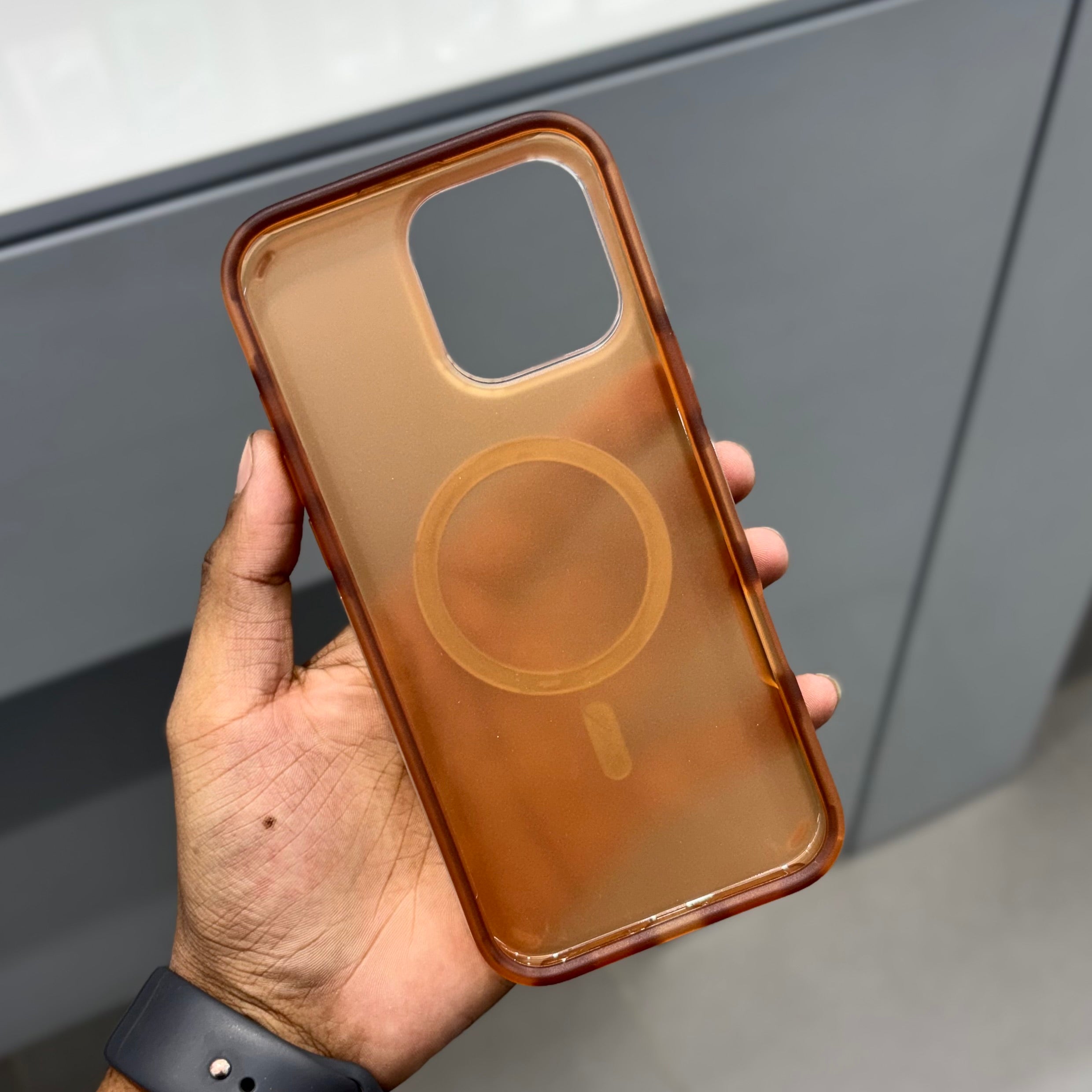 Trenzo 2 Cut with Magsafe Case - Desert Brown ( No. 2155 ) Mobile Case by CoverMeUp - Style 3