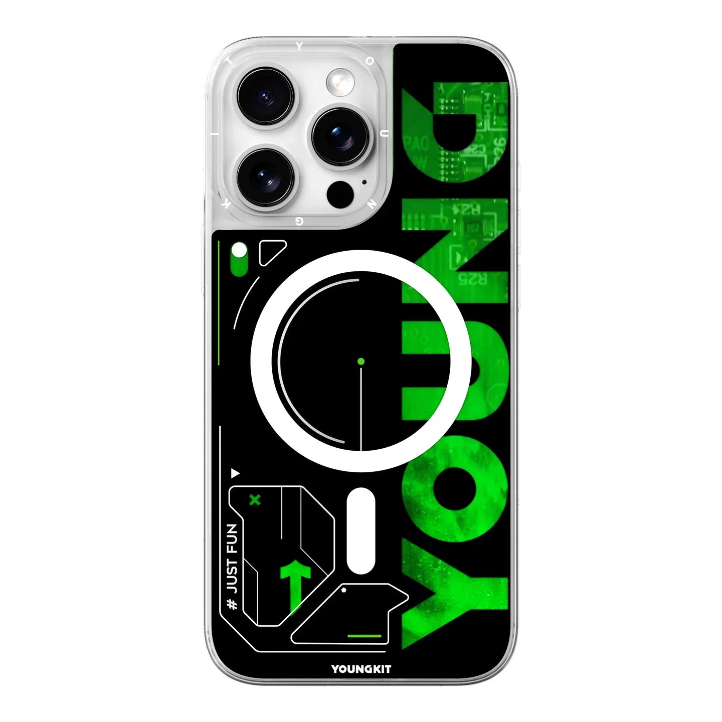 Protective Apple iPhone Back Cover - Premium MagSafe Hard Printed iPhone Case - Style 4