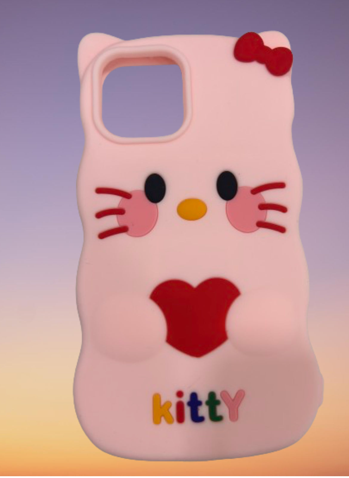 Cartoon Silicone Case for iPhone for Kids Girls and Womens