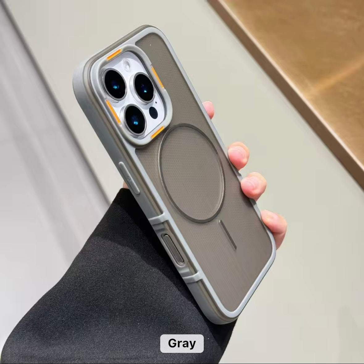 Protective Apple iPhone Back Cover - TextureCore MagSafe iPhone Case - Style 5