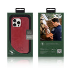Protective Apple iPhone Back Cover - Santa Barbara Polo Raquet Club Elton Series for iPhone 15 Pro (Maroon) - Style 3