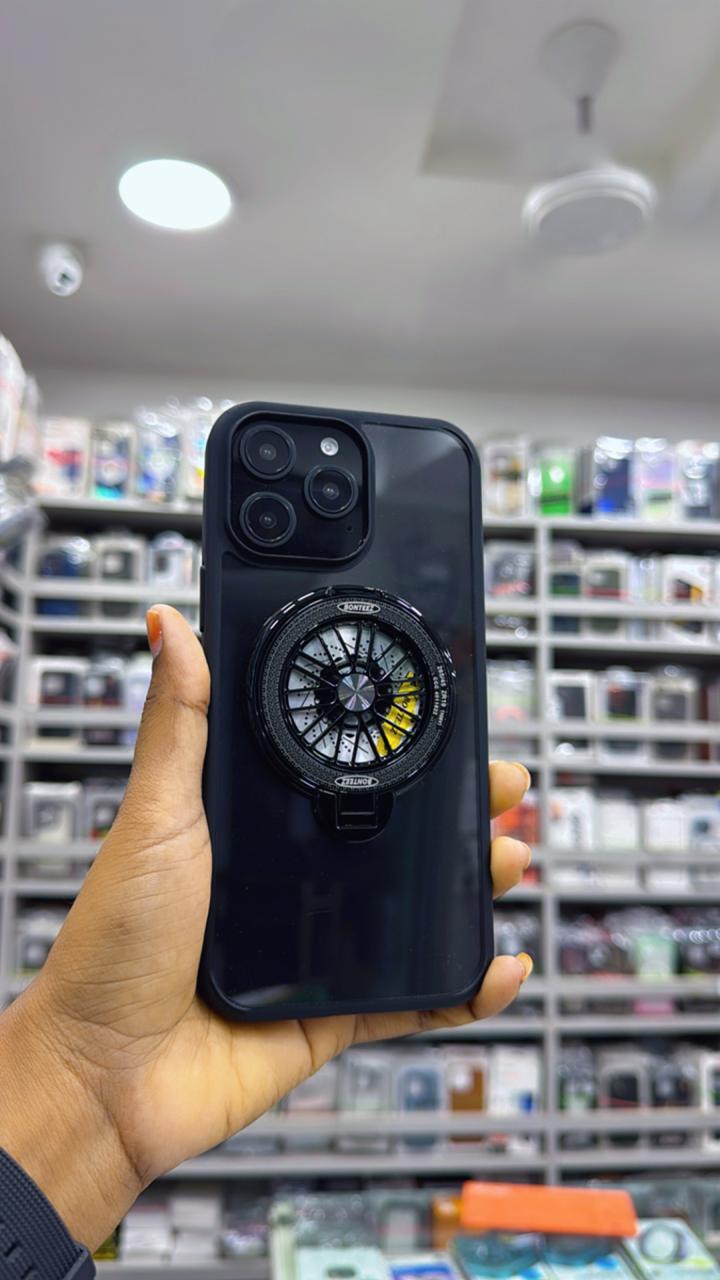 Protective Apple iPhone Back Cover - Transparent MagSafe iPhone Case with Stand