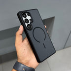 HAMURU SKIN FEELCASE MAGSAFE - SAMSUNG BLACK ( No. 2383 ) Mobile Case by CoverMeUp - Style 2