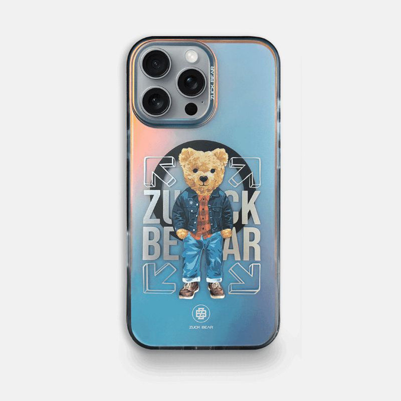 Protective Apple iPhone Back Cover - ZUCK BEAR California Cool Series Magsafe Compatible Case for iPhone 16 Pro max
