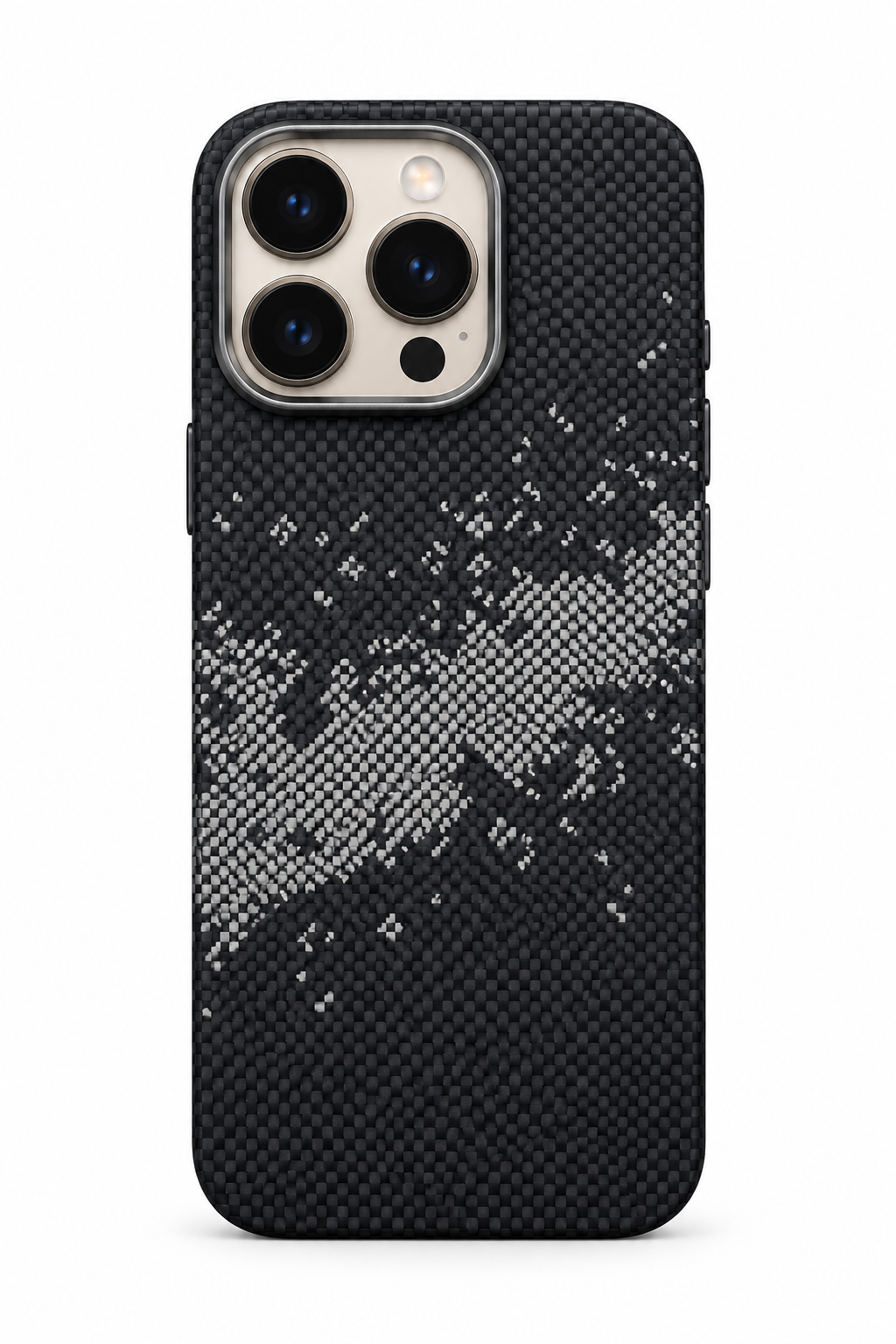Luxo Carbon Mountain Texture Magsafe Case for iPhone 15 Pro Max