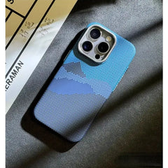 Carbon Fiber Pixel Art Magsafe iPhone Case 