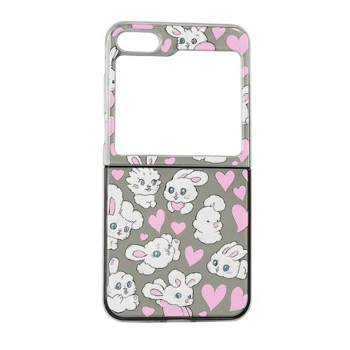 Caseti Sweetheart Mix Rabbit Back Case Samsung Galaxy Z Flip 5