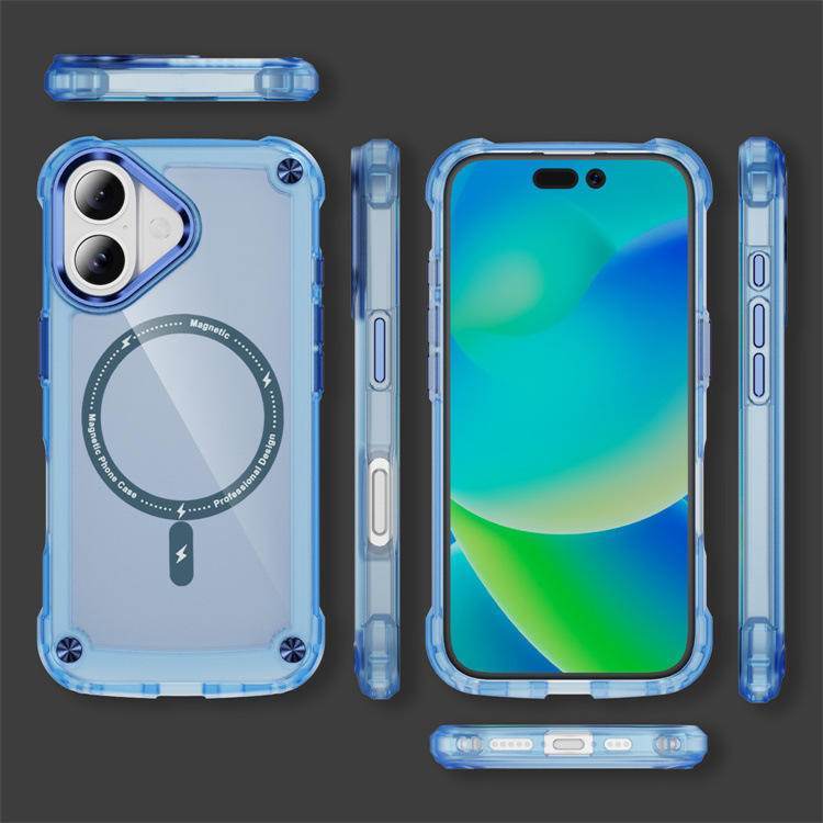 Protective Apple iPhone Back Cover - Wave Armor Matte Magsafe Shield Case - iPhone - Style 8