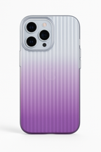 Protective Apple iPhone Back Cover - Ombre Gradient Striped Slim Fit Case for iPhone - Style 3