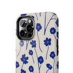 The Cobalt Feathers | #1062 Mobile Case by CoverMeUp - Style 7