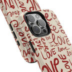 The Crimson Script | #1161 Mobile Case by CoverMeUp - Style 6