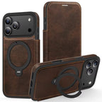 Protective Apple iPhone Back Cover - Professional Kickstand Flip Case For iPhone - Style 16
