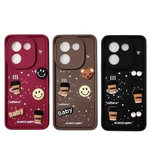 Coffee 3D Themed Silicone Case