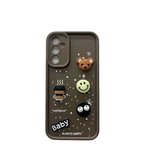 Coffee 3D Themed Silicone Case for Samsung S23