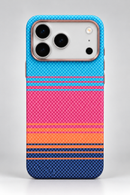 Luxo multicolour checkered Magsafe case