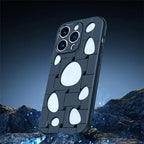 Protective Apple iPhone Back Cover - Cooling Hollow Design iPhone Soft Case – Breathable, Shockproof & Soft TPU Cover - Style 2