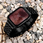 Coteetci ® Stainless Steel Band for Apple Watch [42/44/45/49MM] - Black Mobile Case by CoverMeUp