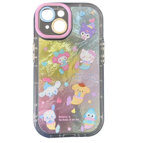 Cute Sanrio Hello Kitty Pochacco Back Case for iPhone