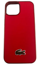 Protective Apple iPhone Back Cover - Hard Case Iconic Petit Pique PU Woven Logo Estragon Compatible with iPhone - Style 2