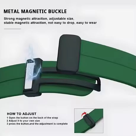 Silicone Magnetic Apple Watch Strap