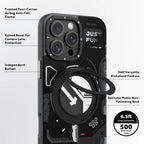 Protective Apple iPhone Back Cover - YOUNGKIT Cyberpunk 360° Rotation Ring Stand Case for iPhone 16 - Style 5