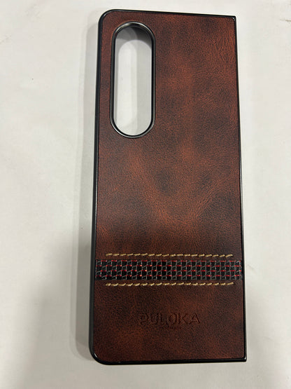 SAMSUNG GALAXY Z FOLD 4 PULOKA LEATHER FALL PROOF CASE COVER