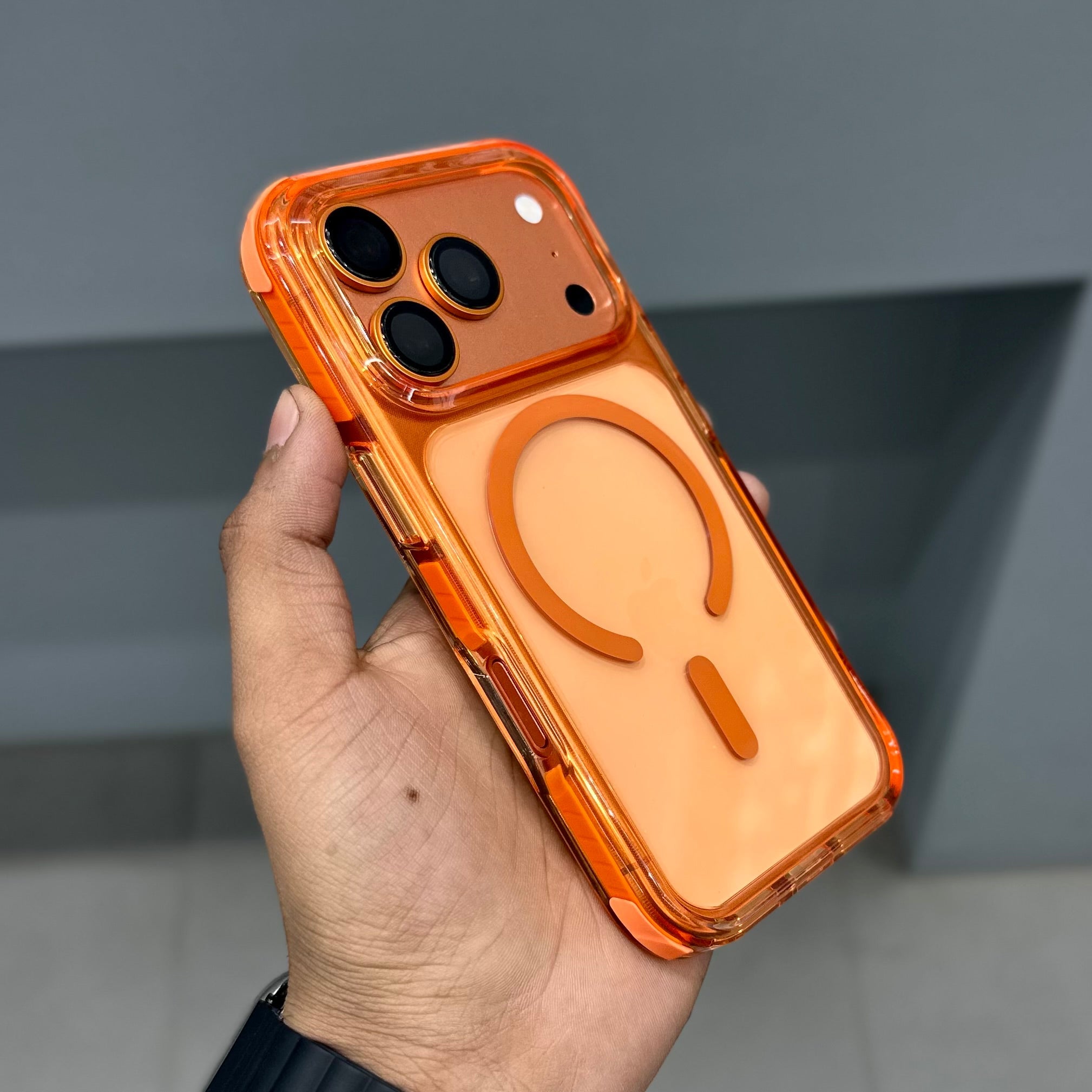 TRANZO TRIPLE LAYER MAGSAFE CASE-ORANGE ( No. 2958) Mobile Case by CoverMeUp - Style 3