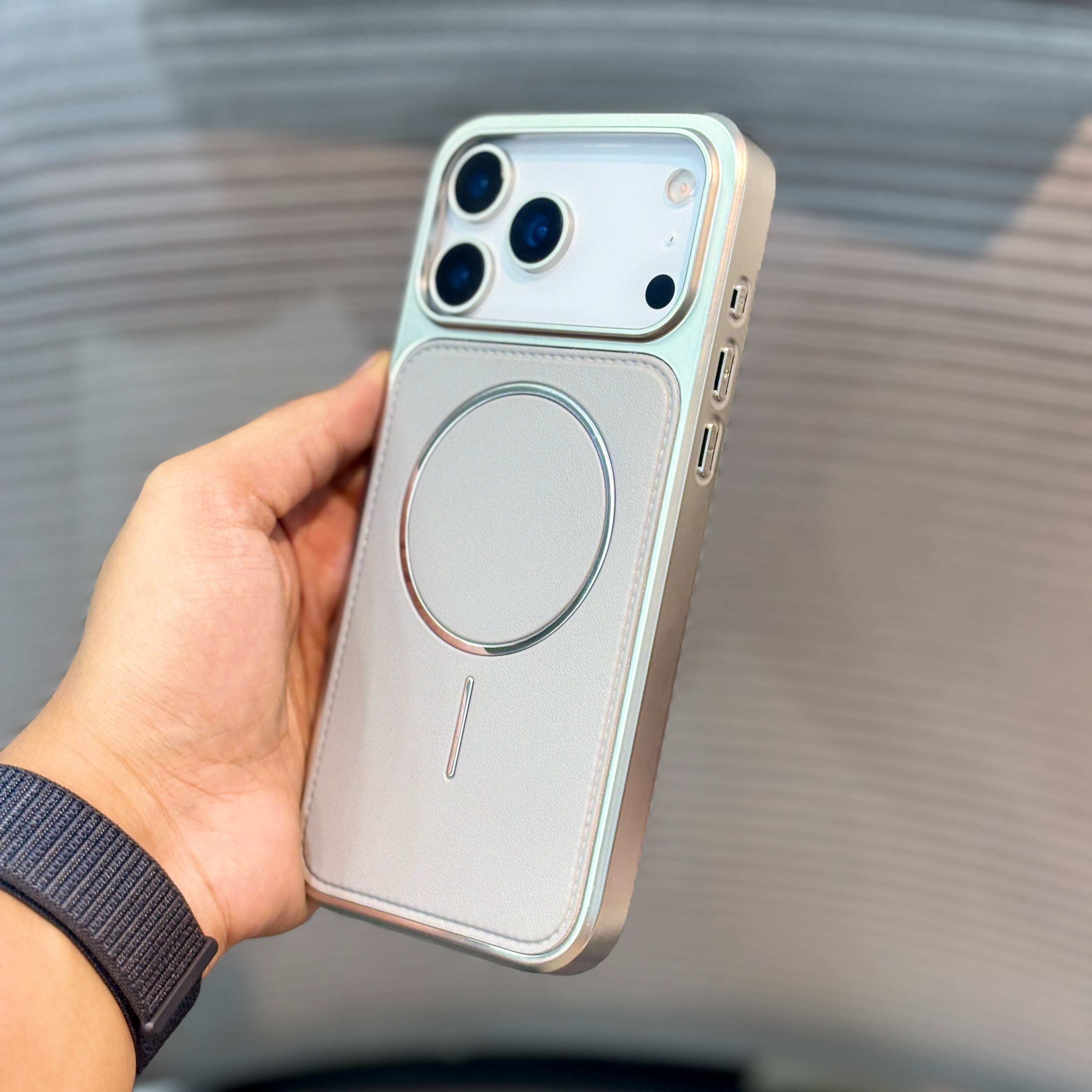 Protective Apple iPhone Back Cover - GrainMag MagSafe iPhone 16 Series Case - Style 18