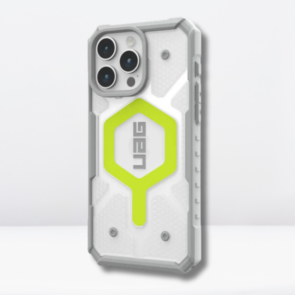 Light Rugged Protection Armor Case for iPhone | Neon Green