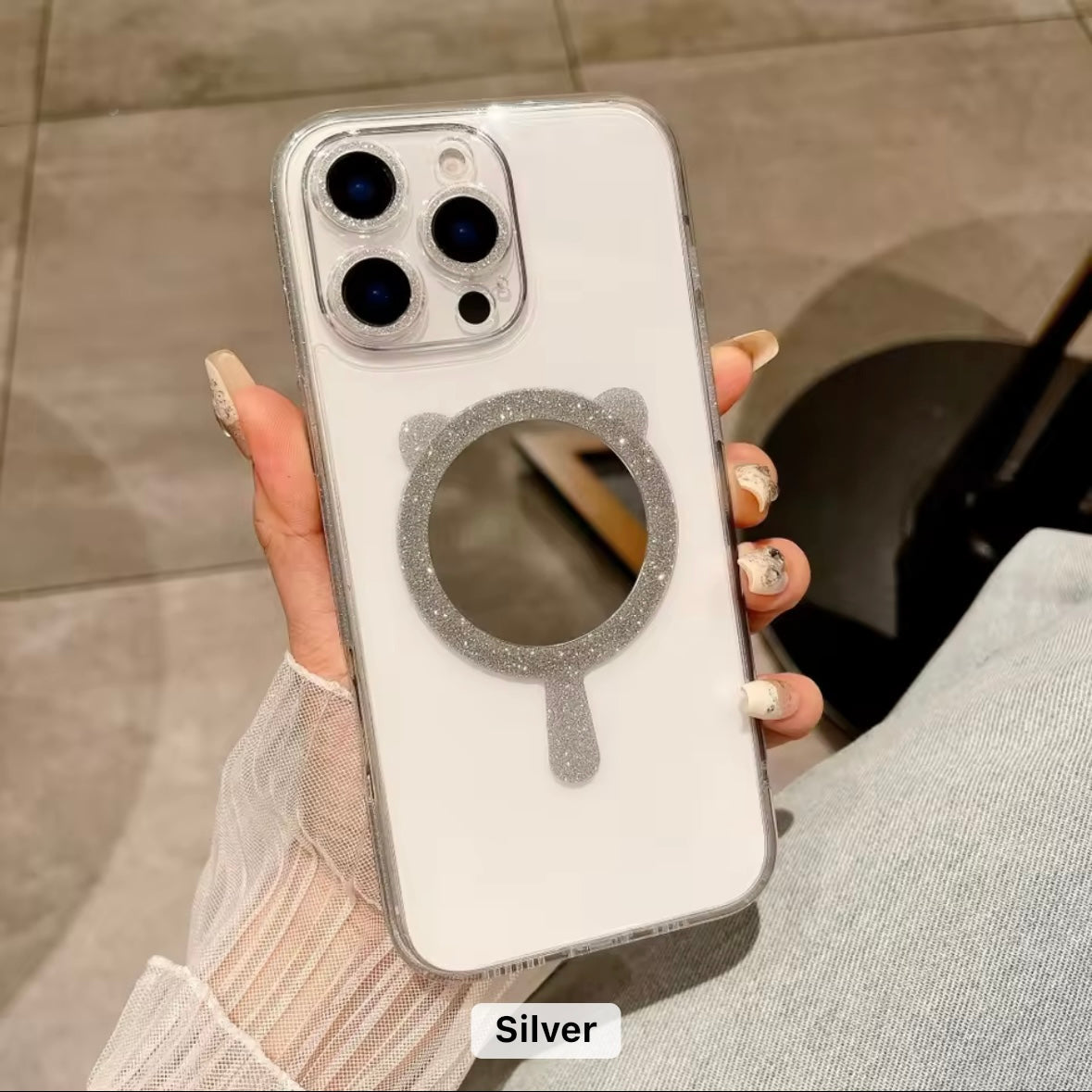 Protective Apple iPhone Back Cover - BlingHalo MagSafe iPhone Case - Style 4