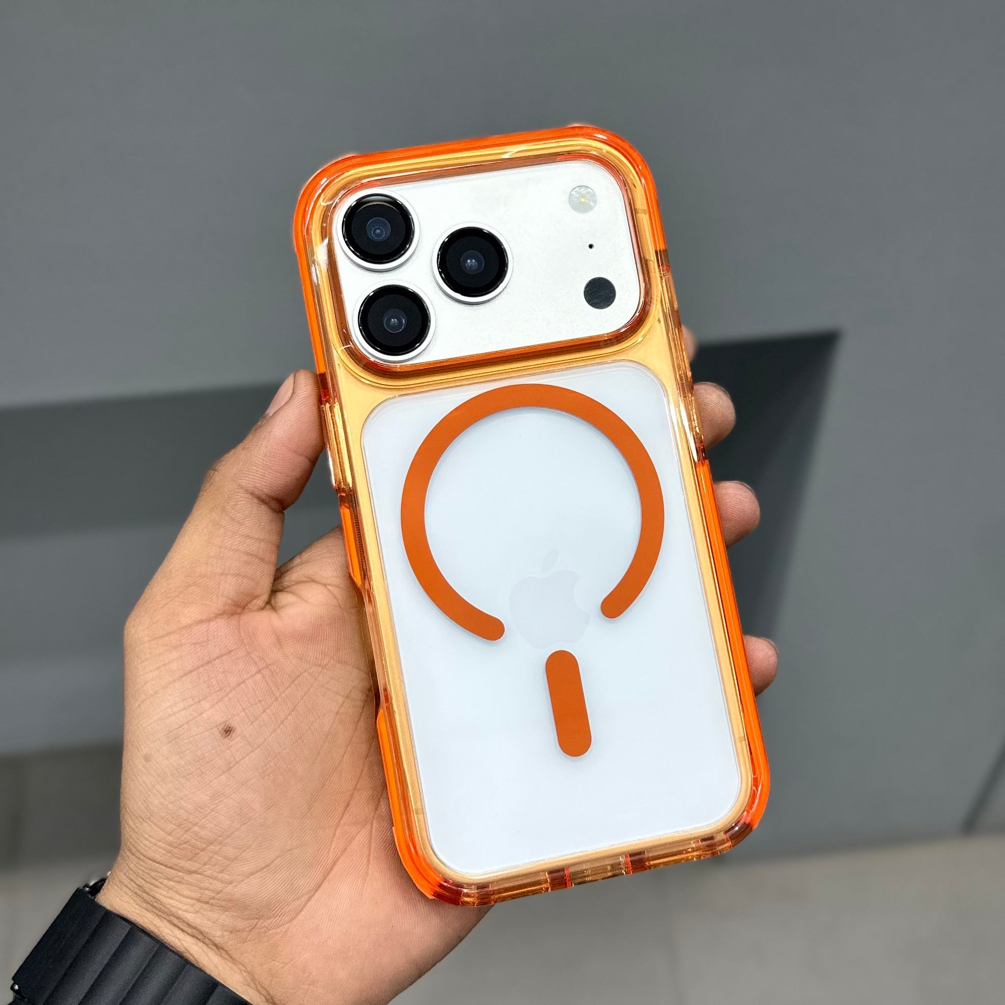 TRANZO TRIPLE LAYER MAGSAFE CASE-ORANGE ( No. 2958) Mobile Case by CoverMeUp - Style 2