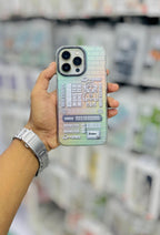 Protective Apple iPhone Back Cover - LYDIA CLASSIC PRINT CASE FOR IPHONE Cyberpunk Labels - Style 9