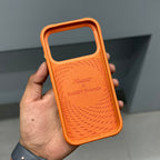 Nimmy Premium Embroidered Leather Case - NIMMY DAZZLING SERIES MAGSAFE-ORANGE DEER ( No. 3355 ) - Style 4