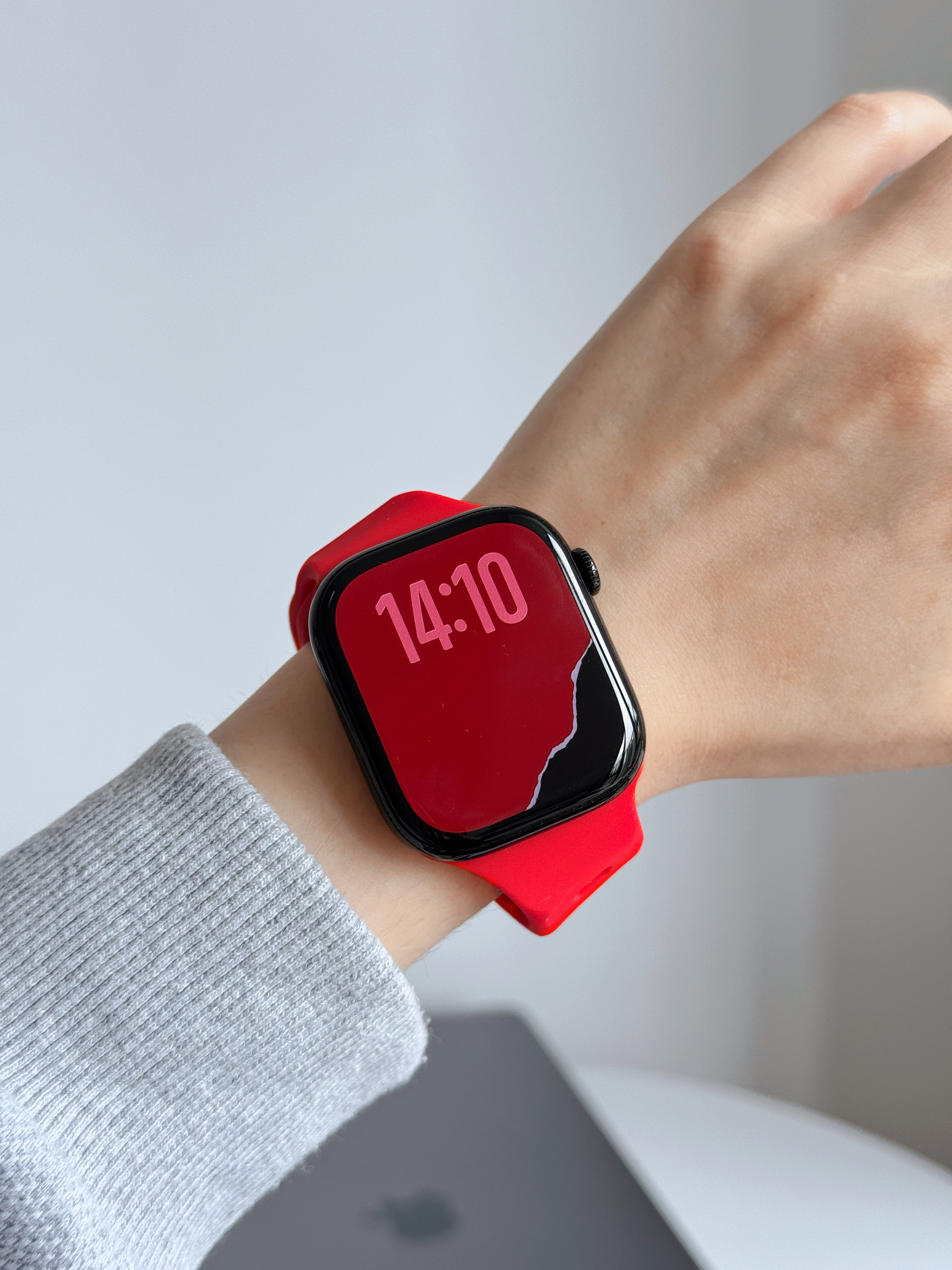 New Style Silicon Watch Band 44/45/46/49 mm (Red)