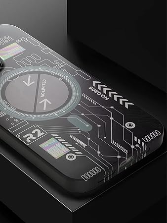 Luminous Circuit Board Night Glue Radium Hard Back Cover Case for Iphone